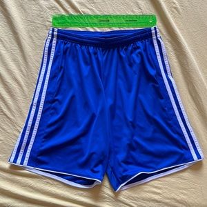 Blue Adidas Running Shorts